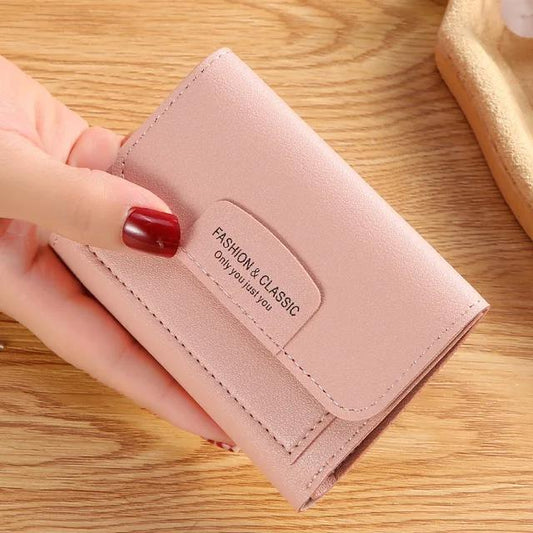 WH 02-| Women's PU Leather Wallet | Jibba Elegance Combo – Black & Pink Wallets | Pack of 2