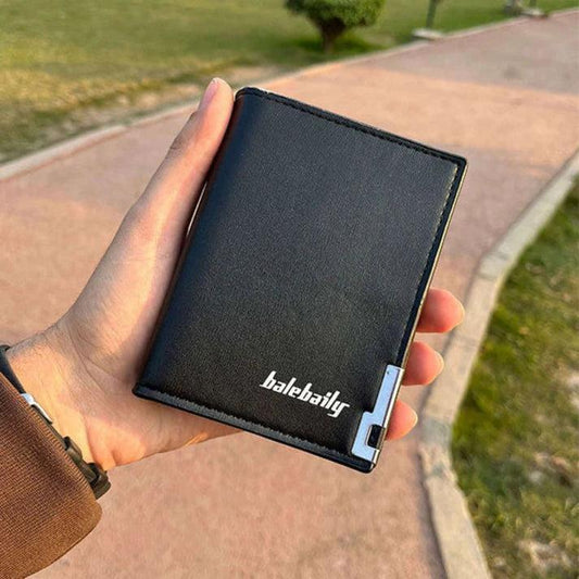 SM-02 | Men’s Leather Wallet with Strap | Stylish & Durable Card Holder