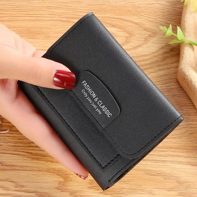 WH 02-| Women's PU Leather Wallet | Jibba Elegance Combo – Black & Pink Wallets | Pack of 2