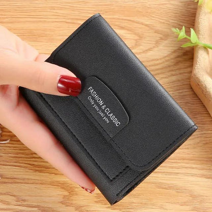 WH 02-| Women's PU Leather Wallet | Jibba Elegance Combo – Black & Pink Wallets | Pack of 2